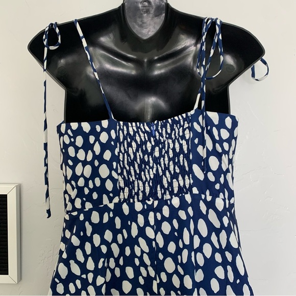 Commense Blue and White Maxi Sundress Size Small - Picture 6 of 11
